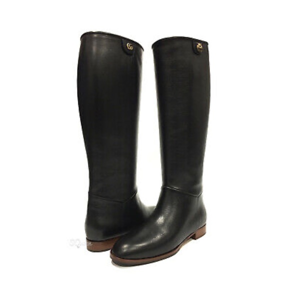 Gucci Shoes - GUCCI Piuma Lux Energy Leather Riding Boots